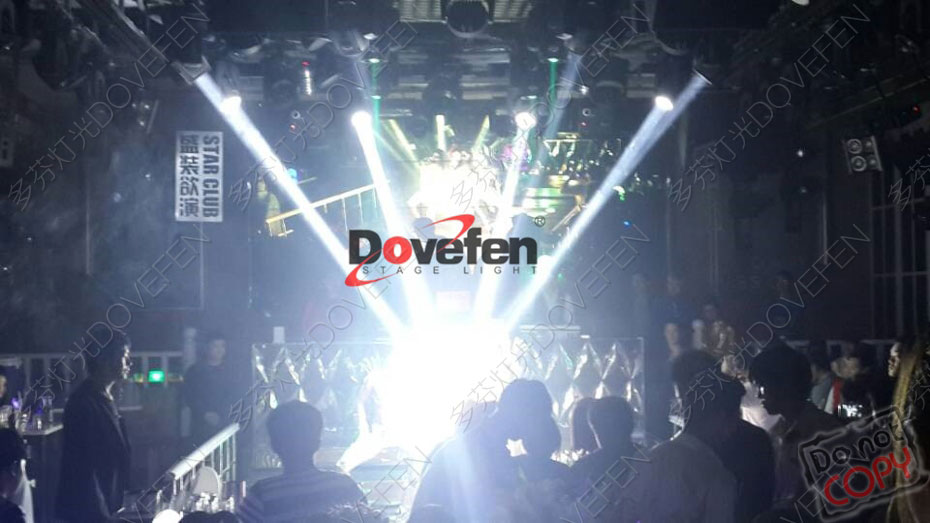 DoveFen多芬灯光泉州星光国际酒吧舞台灯光应用案例效果展示图片二